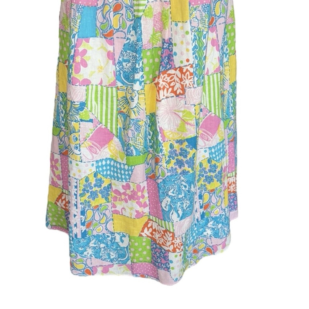 Lilly Pulitzer Gweneth Loco Patch Patchwork Flora… - image 3